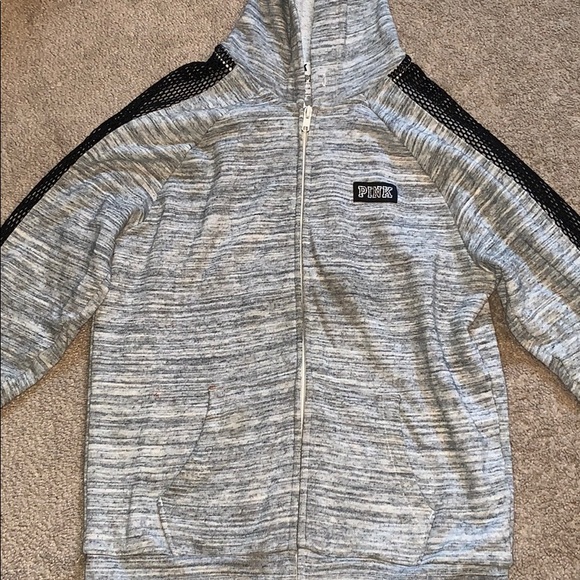 PINK Victoria's Secret Jackets & Blazers - jacket with hood!